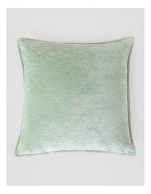 Valerie Velvet Chenille Cushion in Sage