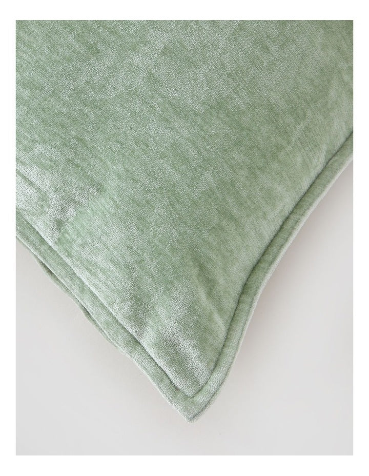 Valerie Velvet Chenille Cushion in Sage