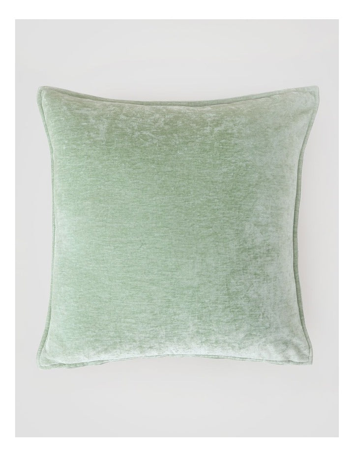 Valerie Velvet Chenille Cushion in Sage