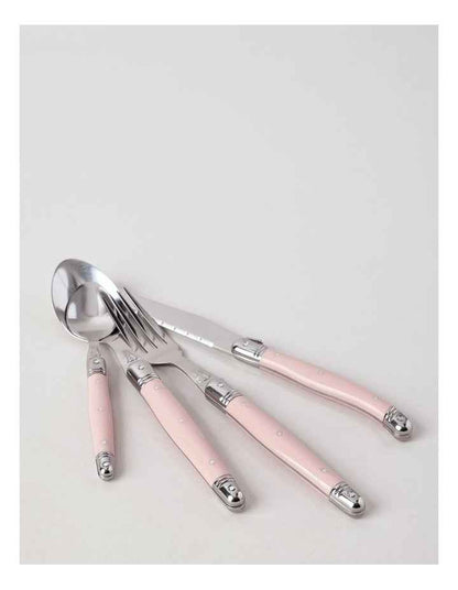 Laguiole 24pc Cutlery Set in Pink
