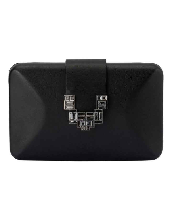 Eli Deco Clutch Bag in Black