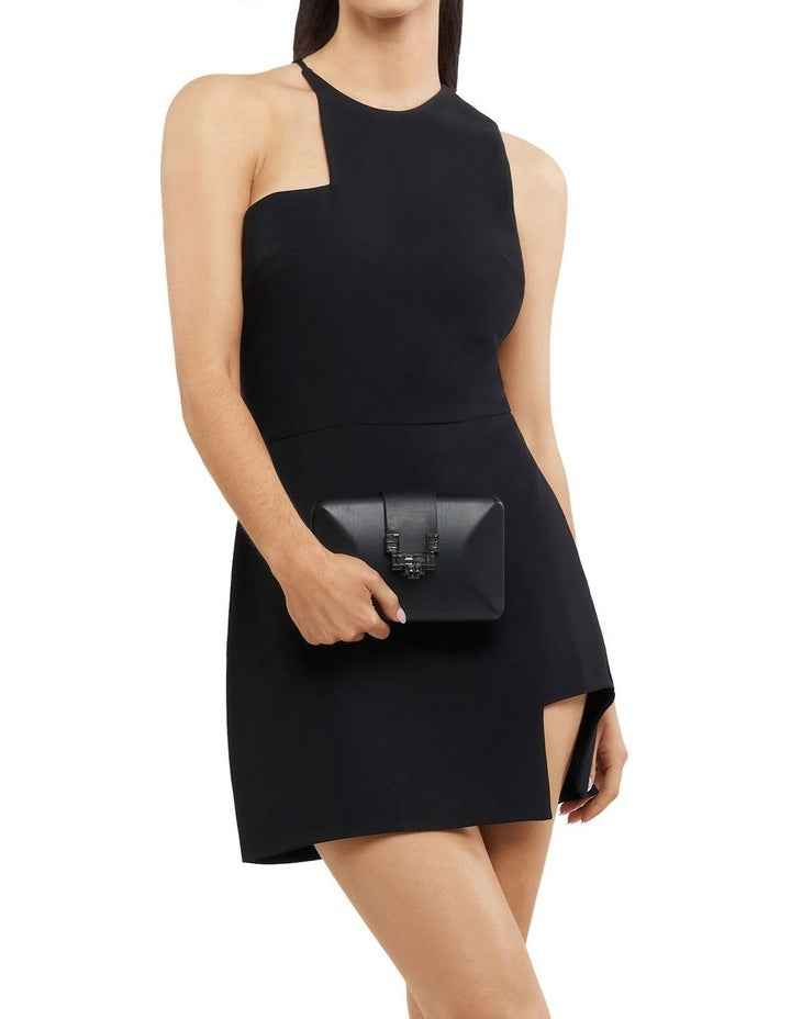 Eli Deco Clutch Bag in Black