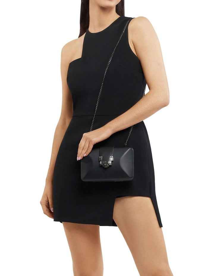 Eli Deco Clutch Bag in Black