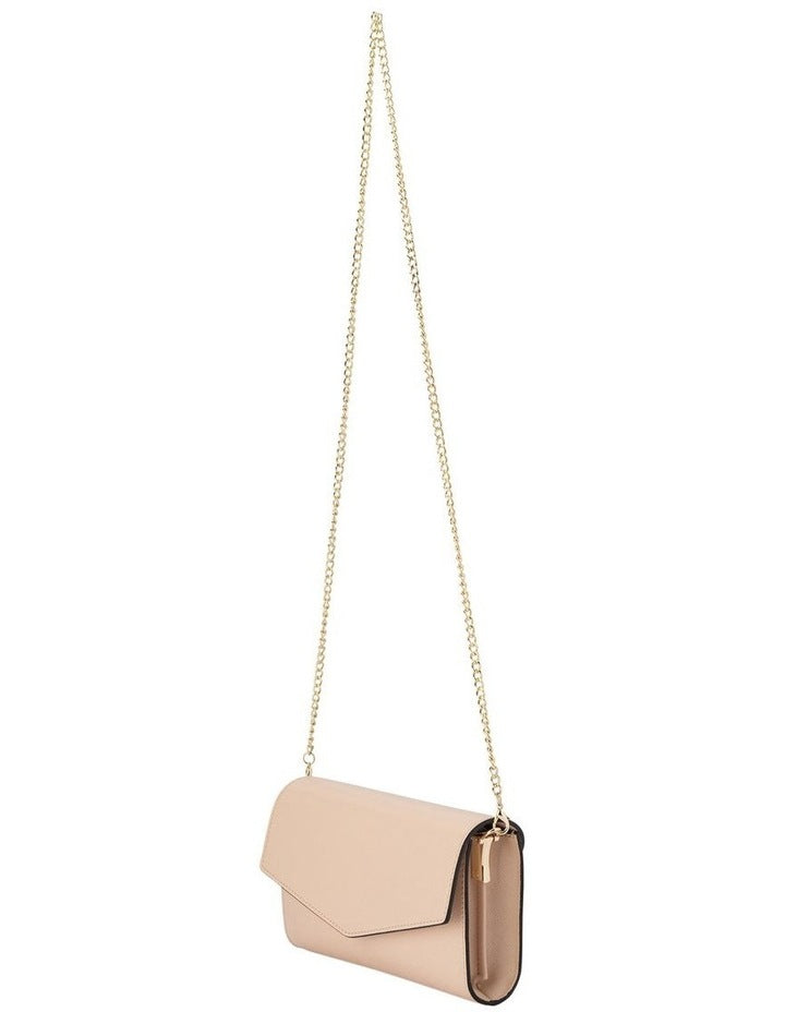 Nic Envelope Clutch Bag in Natural