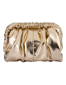 Betty Metallic Clutch Bag in Gold