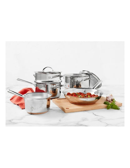 Per Vita Induction Cookware Set 5 Piece in Stainless Steel