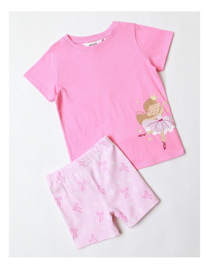 Ballerina Bliss Pyjama Set in Hot Pink