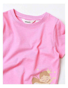 Ballerina Bliss Pyjama Set in Hot Pink
