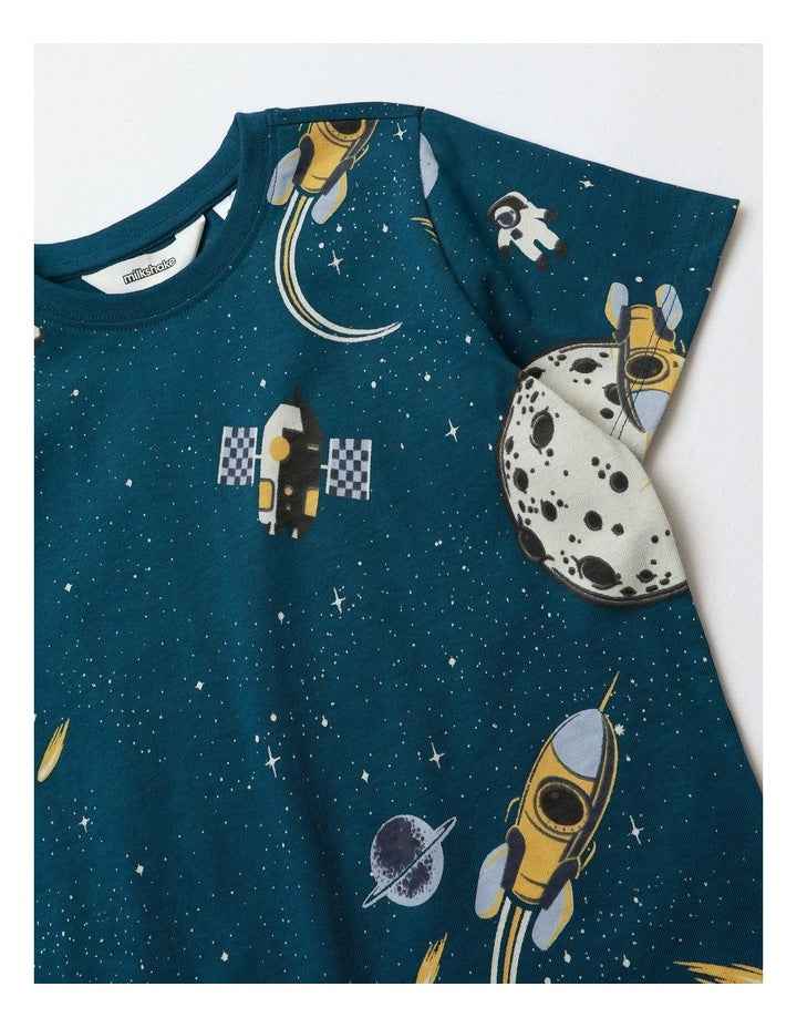 Space Explorer Pyjama Set in Midnight