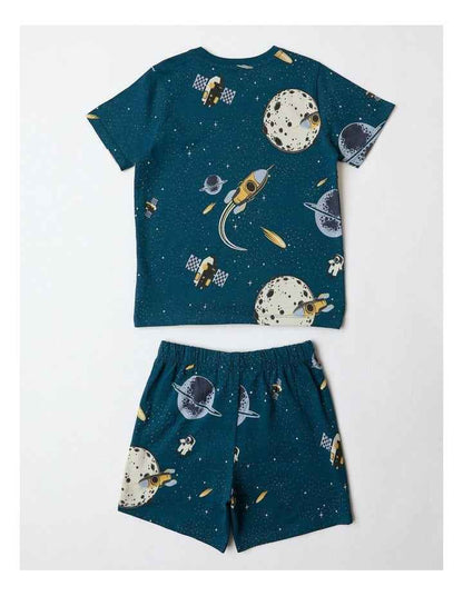 Space Explorer Pyjama Set in Midnight