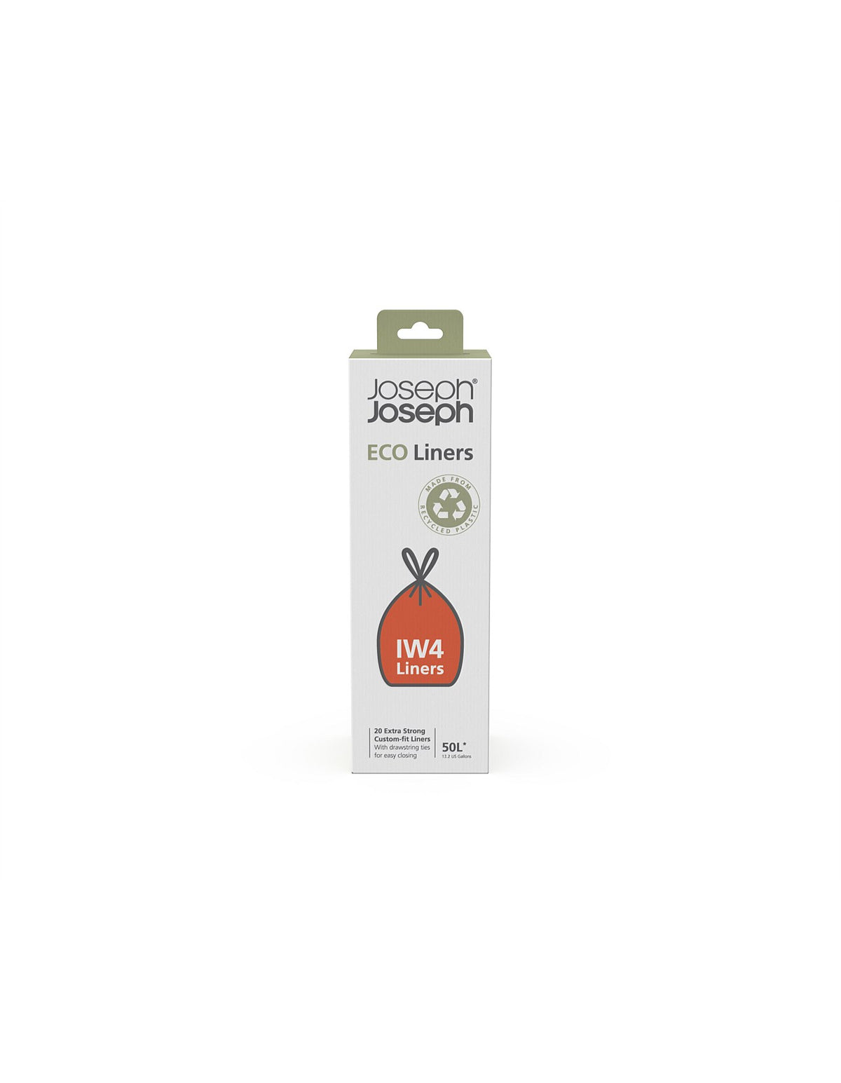 IW4 50L Eco Liners Recycled Bin Liners (20pk) - Grey