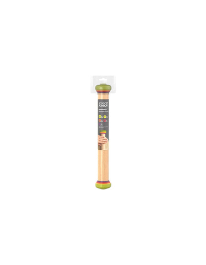 PrecisionPin Adjustable Beech Rolling Pin Multicolour