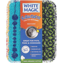White Magic Scrubtastic Flat Pot Scrubber Each