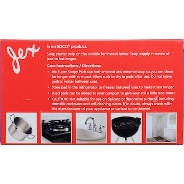 Jex Steel Wool Soap Pads 8 pack