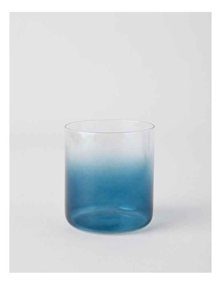 Tumbler Thin Glass 4pk in Blue
