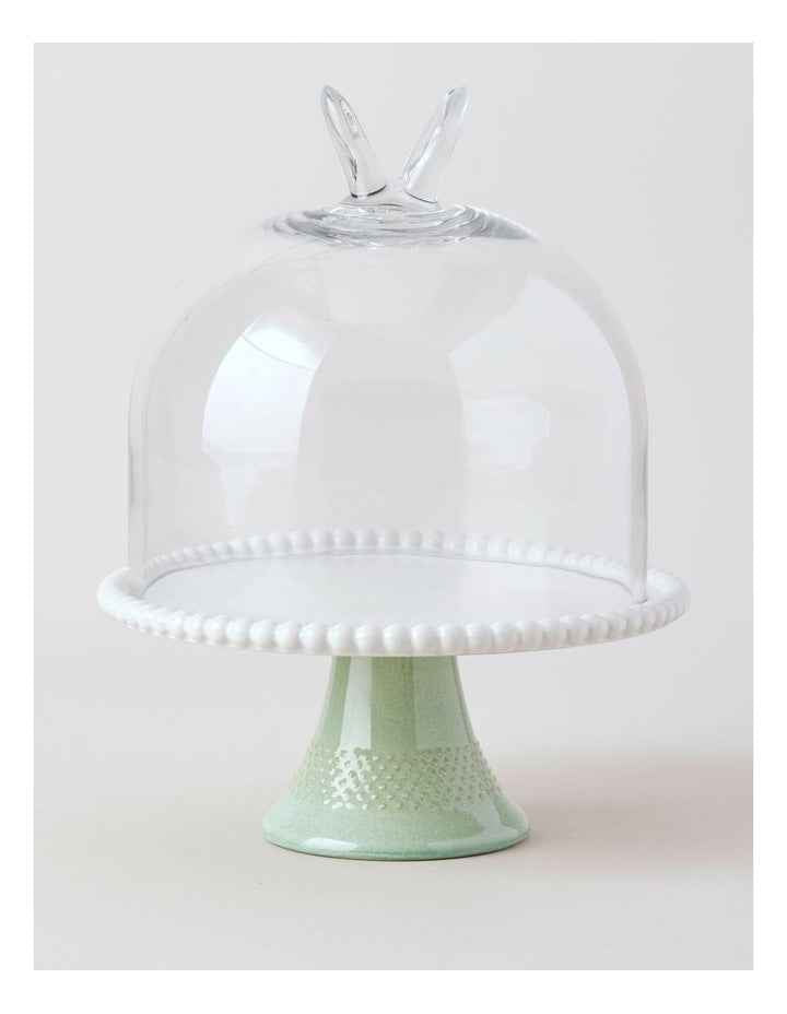 Garden Party Cake Dome in Green