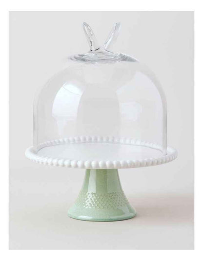 Garden Party Cake Dome in Green