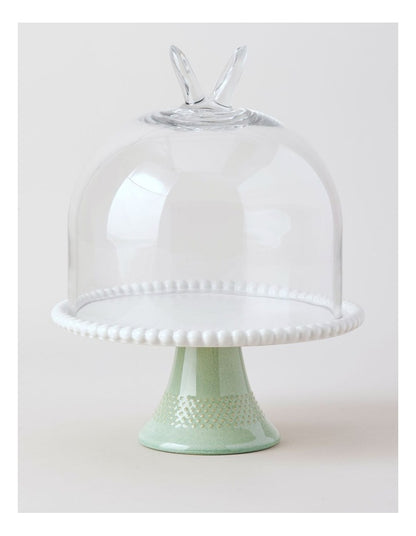Garden Party Cake Dome in Green