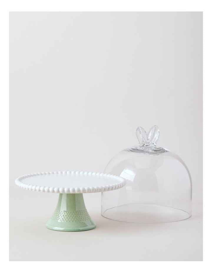 Garden Party Cake Dome in Green