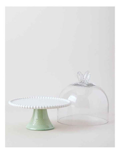 Garden Party Cake Dome in Green