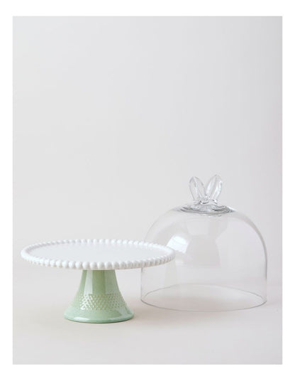 Garden Party Cake Dome in Green