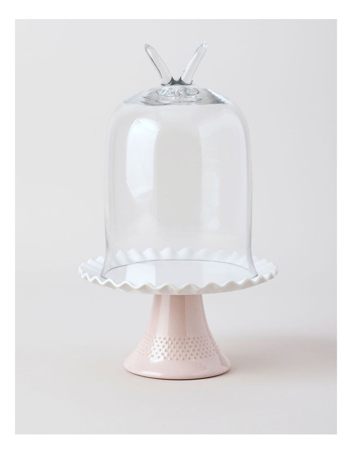Garden Party Cake Dome in Pink