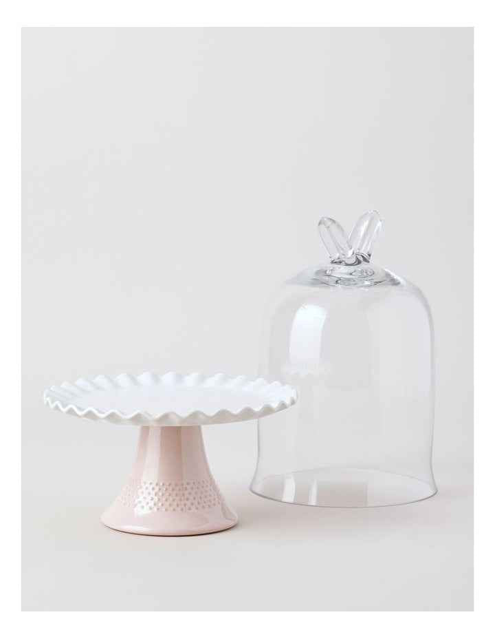 Garden Party Cake Dome in Pink