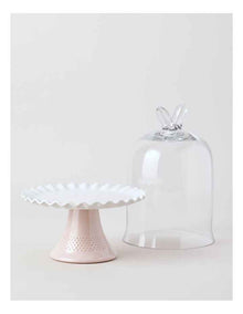 Garden Party Cake Dome in Pink