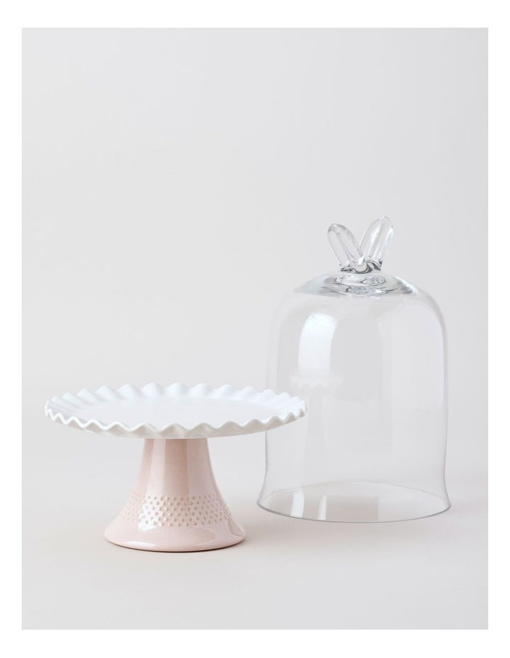 Garden Party Cake Dome in Pink