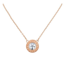 Steel Pendant 2780285 Necklace in Rose Gold