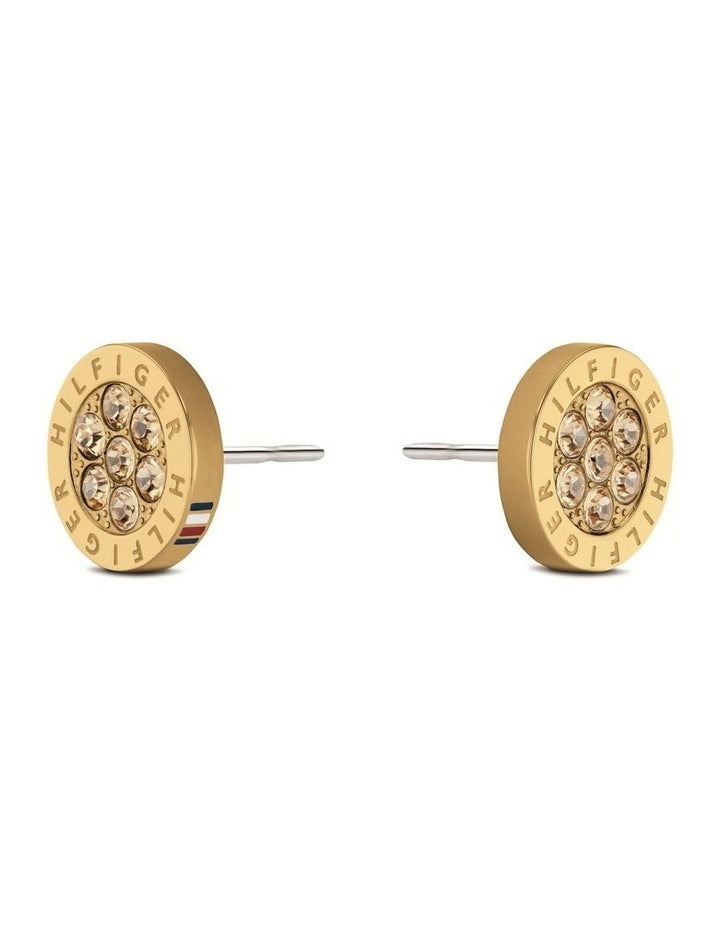 Steel & Crystals Stud 2780566 Earrings in Gold