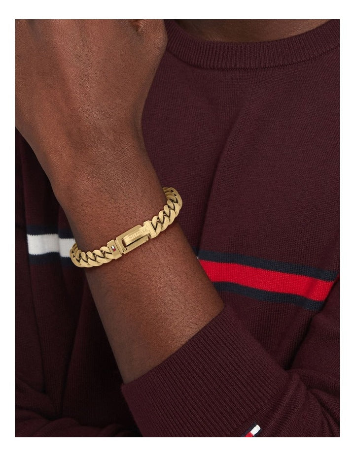 Jewellery Steel Chain Bracelet in Gold 2790434