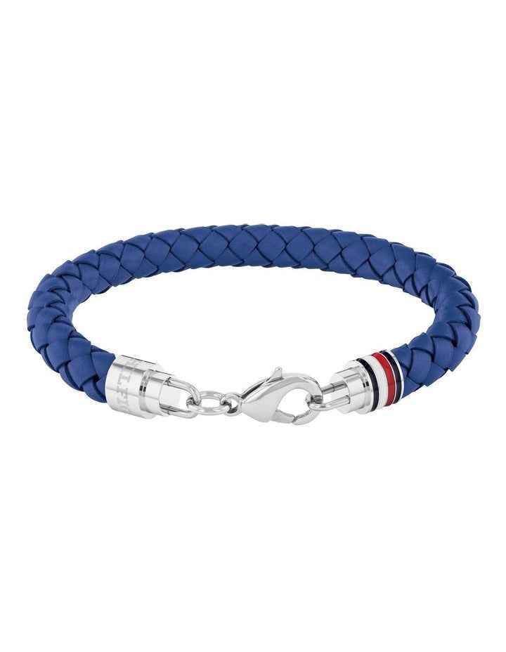 Jewellery Stainless Steel Leather Bracelet in Blue 2790548 SKU: 2790548