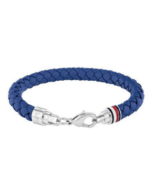 Jewellery Stainless Steel Leather Bracelet in Blue 2790548 SKU: 2790548