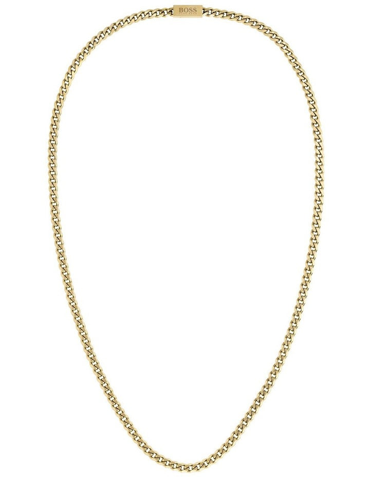 Steel Chain Necklace 1580173 in Gold