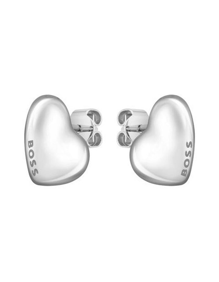 Stainless Steel Stud Earrings 1580563 in Silver