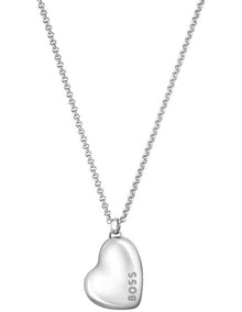 Stainless Steel Pendant Chain Necklaces 1580573 in Silver