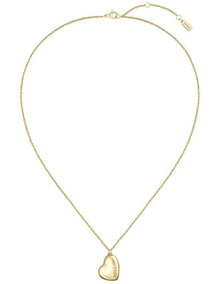 1580574 Steel Pendant with Chain Necklace in Gold