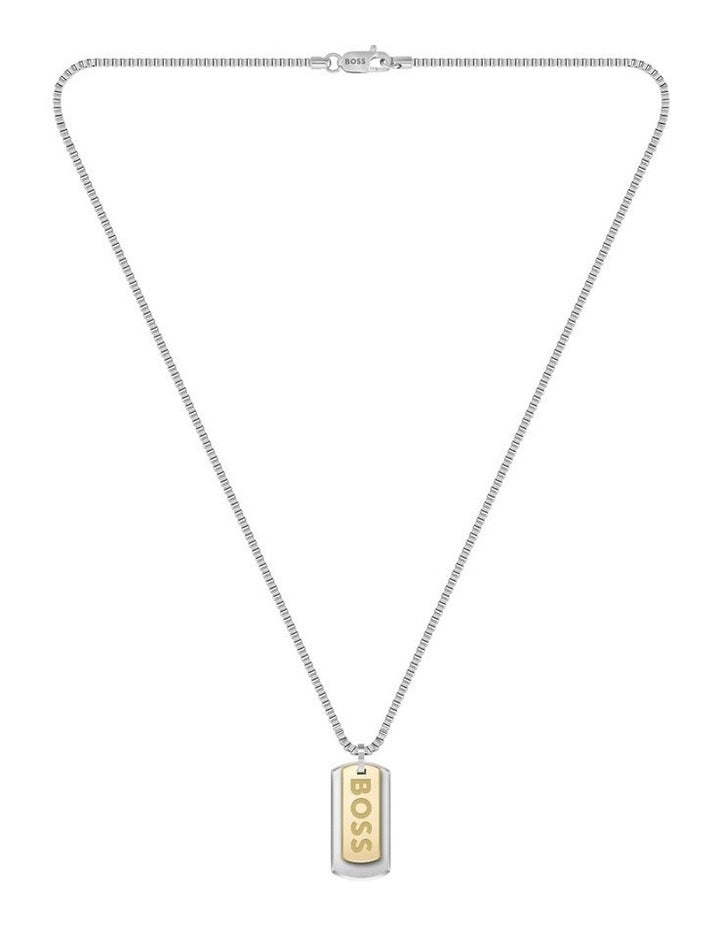 Steel Pendant Chain Necklace 1580576 in Multi