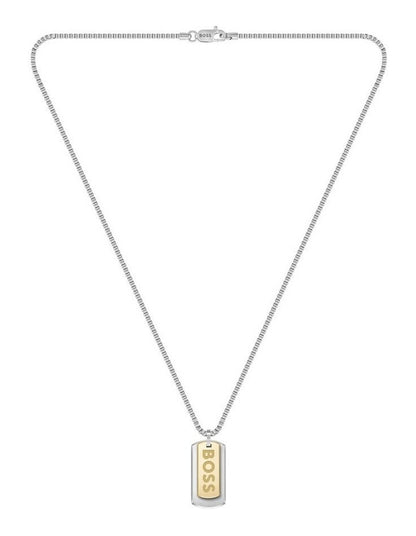 Steel Pendant Chain Necklace 1580576 in Multi