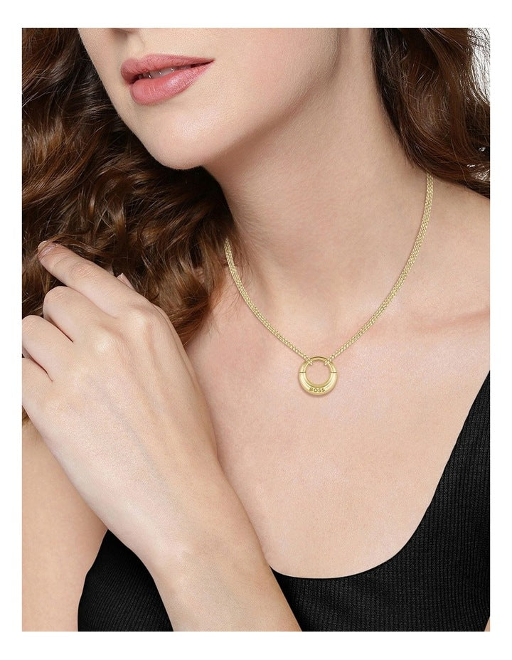 Steel Pendant Necklace 1580581 in Gold