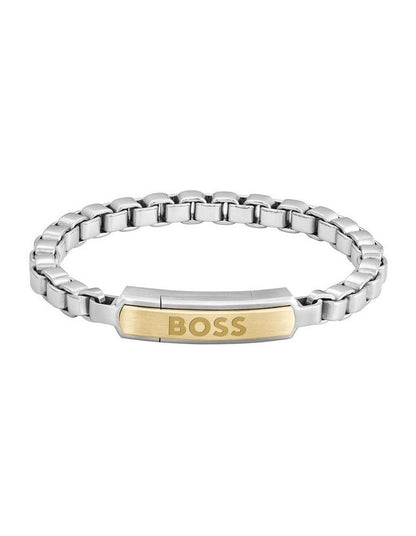 Jewellery Steel Chain Bracelet 1580597M in Silver/Gold