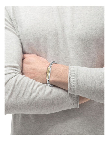 Jewellery Steel Chain Bracelet 1580597M in Silver/Gold