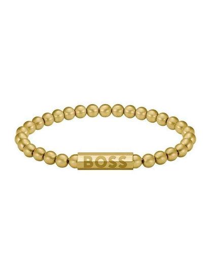 Gold Beaded Bracelet for Men
