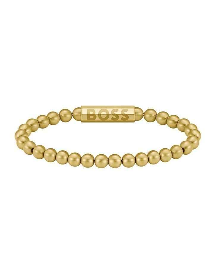Gold Beaded Bracelet for Men