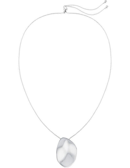 Stainless Steel Pendant with Chain Necklace in Silver 35000618