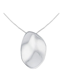 Stainless Steel Pendant with Chain Necklace in Silver 35000618