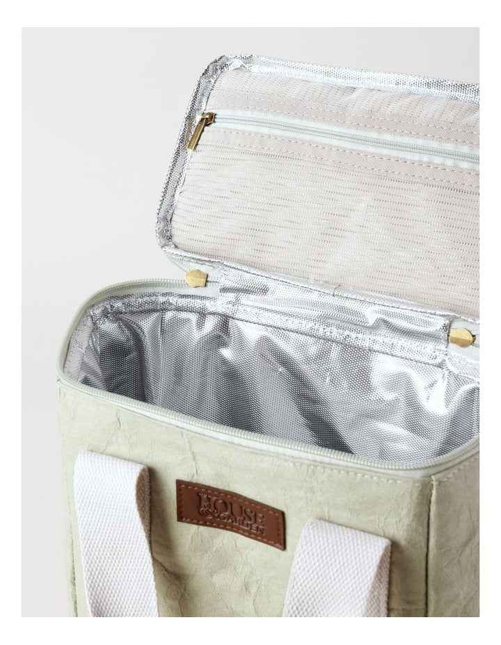 Hinterland Washed Paper Drinks Bag in Sea Moss/Taupe