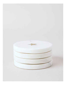 Wonderland Coaster Set of 4 in Marble