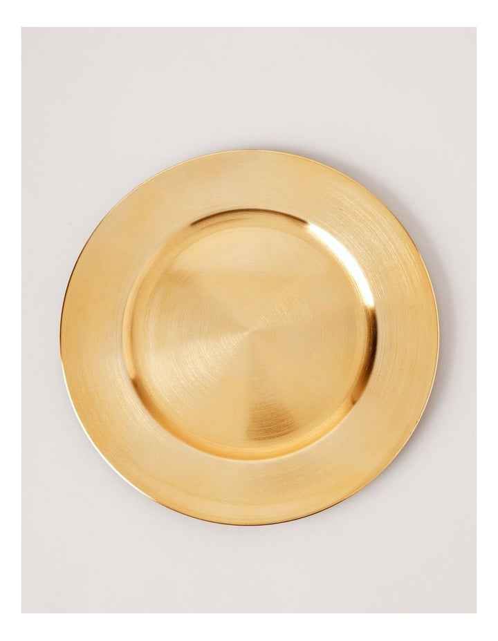 Gilded Charger Plate Set of 4 in Gold